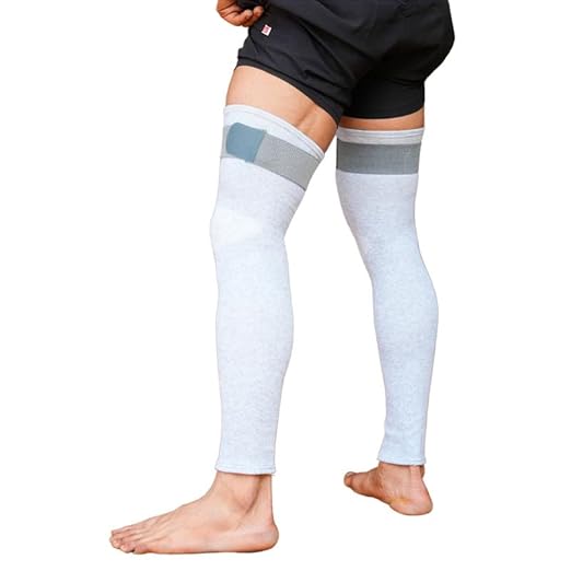 Wonder Care Compression Sleeve for Men and Women Leg Brace for Running, Volleyball, Gym Weightlifting Bamboo Yarn Full Leg Sleeve Made From Bamboo Yarn
