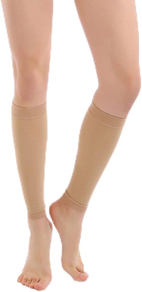 Skin Color Full Lower Leg Tattoo Cover Up Sleeve for Men Women