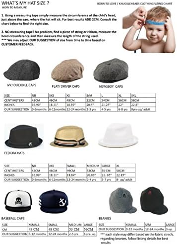 Born to Love Flat Scally Cap Boy's Tweed Page Boy Newsboy Baby Kids Driver Cap Hat