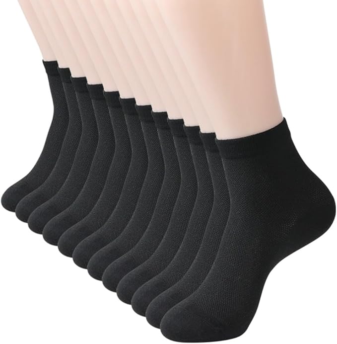 Women's Thin Cool Socks, Comfort Breathable Lightweight Ankle Socks