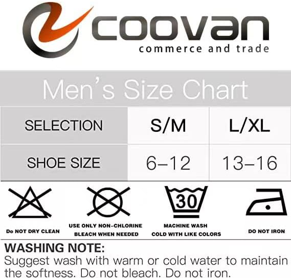 COOVAN 10 Pairs Mens Cushion Ankle Socks Men 10 Pack Low Cut Comfort Breathable Casual Socks