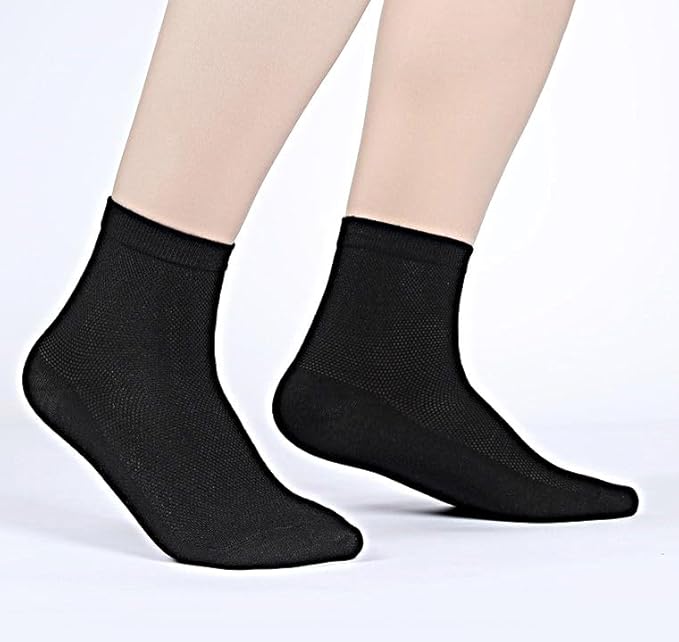 Women's Thin Cool Socks, Comfort Breathable Lightweight Ankle Socks