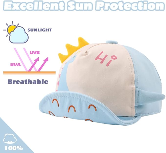 JANGANNSA Baby Duck Cap Infant Kids Sun Hat Bear Cute Cartoon Caps Spring Summer