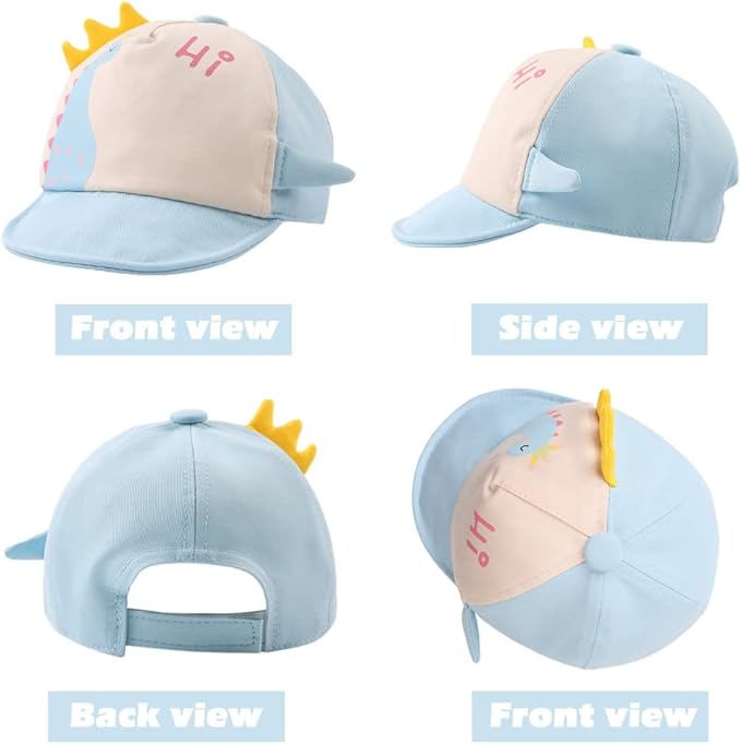 JANGANNSA Baby Duck Cap Infant Kids Sun Hat Bear Cute Cartoon Caps Spring Summer