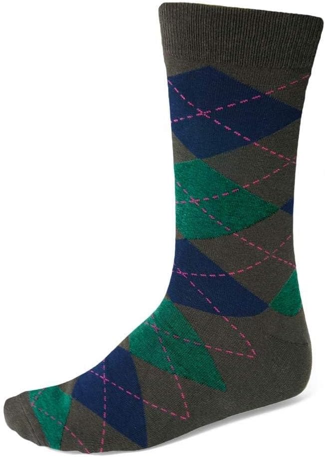 tiemart Men's Socks, Fits Men's Shoe Sizes 8-12