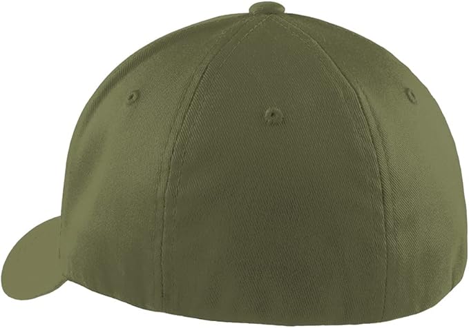 G&B American Flag Baseball Cap, 6277 Flex Fitted, Blackout Design, Patriotic US Flag Hat for Men and Women
