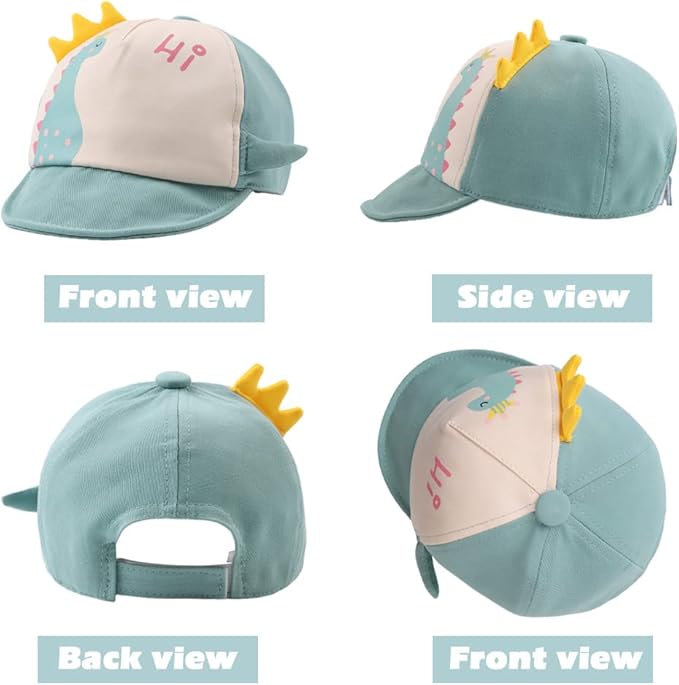 JANGANNSA Baby Duck Cap Infant Kids Sun Hat Bear Cute Cartoon Caps Spring Summer