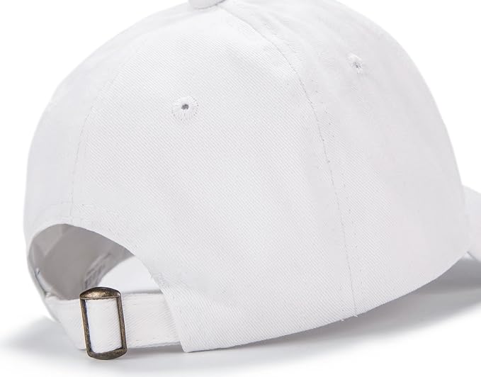 Edoneery Baseball Cap for Kids-Adjustable Washed Cotton Golf Toddler Hat for Boys & Girls