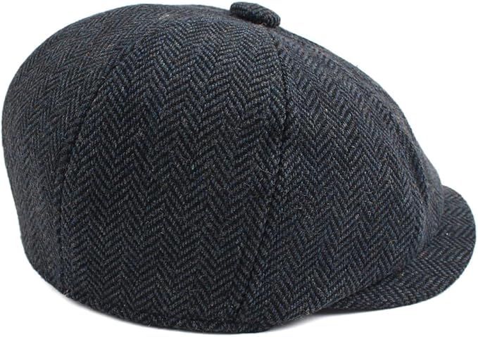 Toddler Boys Newsboy Caps Baby Kids Driver Cap Hat Vintage Tweed Flat Pageboy Hats 1-4 Y