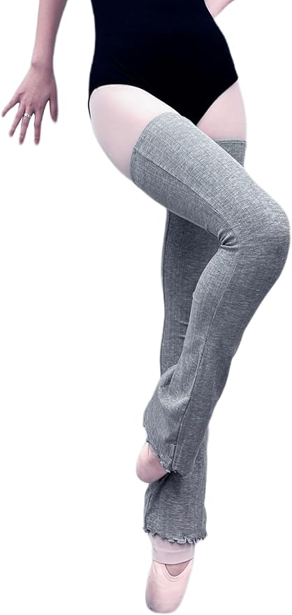 Ballet Flared Leg Warmers 1 Pair 29.5 Inches Over The Knee Elastic At Top For Women