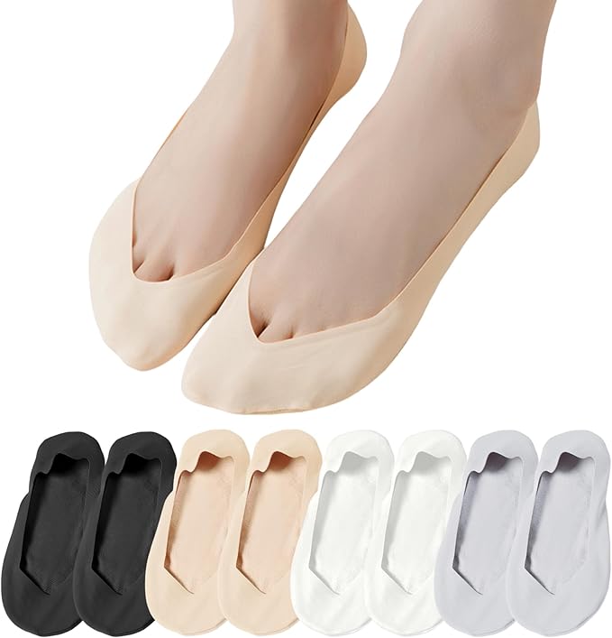 Lomitract Thin Ultra Low Socks (Women 5-12), Made of Ice Silk Surface on the Surface & Cotton on the Bottom