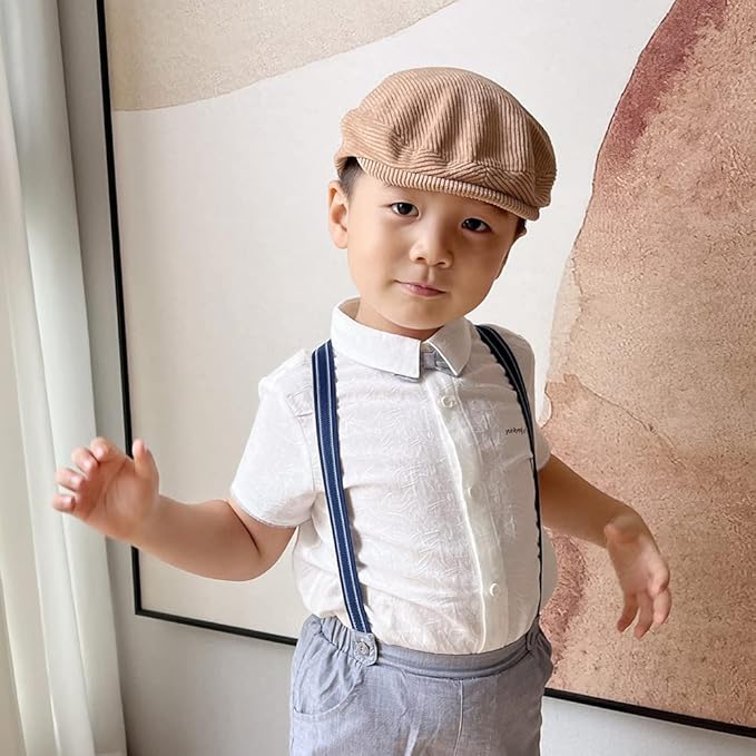Kids Driver Cap Newsboy Cap Vintage Flat Caps Boy Beret Hat