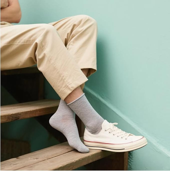 Kodal Copper Dress Socks No Binding Comfort for Work Anti Sweat Odor Control Moisture-Wicking Casual Everyday Wear