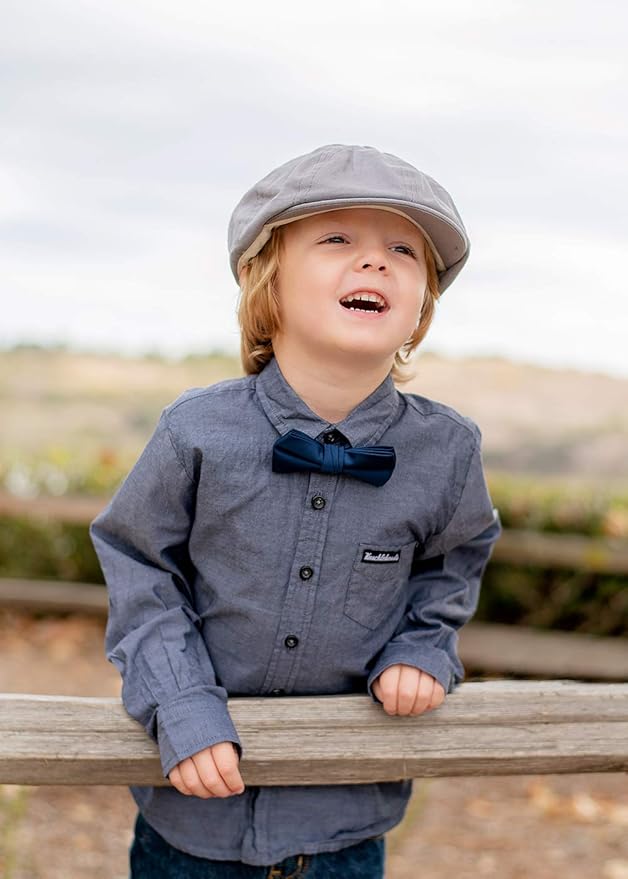 Born to Love Infant, Toddler Boys Pinstripe Driver Cap Baby Hat