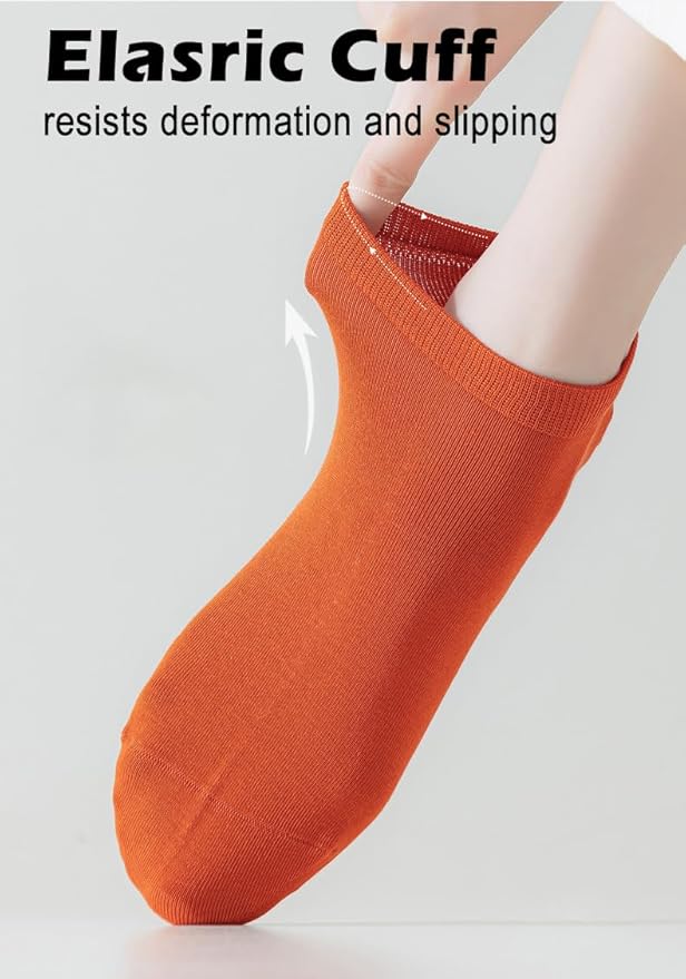 24 Pairs Womens Ankle socks, Thin Colorful Cute Short Low Cut Athletic Socks for Women