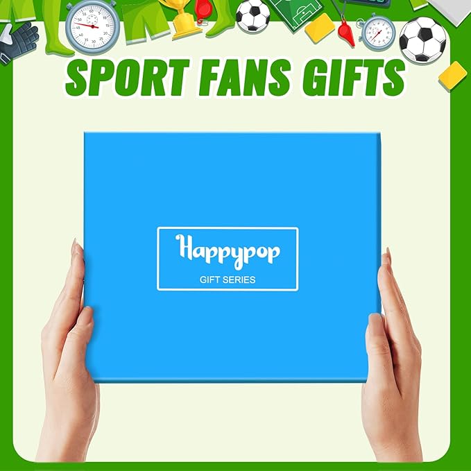 HAPPYPOP Sports Gifts for Kids - Soccer Baseball Basketball Hockey Volleyball Socks