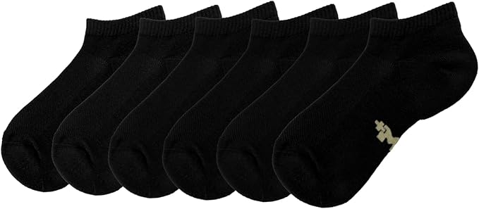 +MD 6 Pairs Ankle Socks for Women and Men, Bamboo Viscose Smell Control Cushioned Sole Casual Low Cut Socks