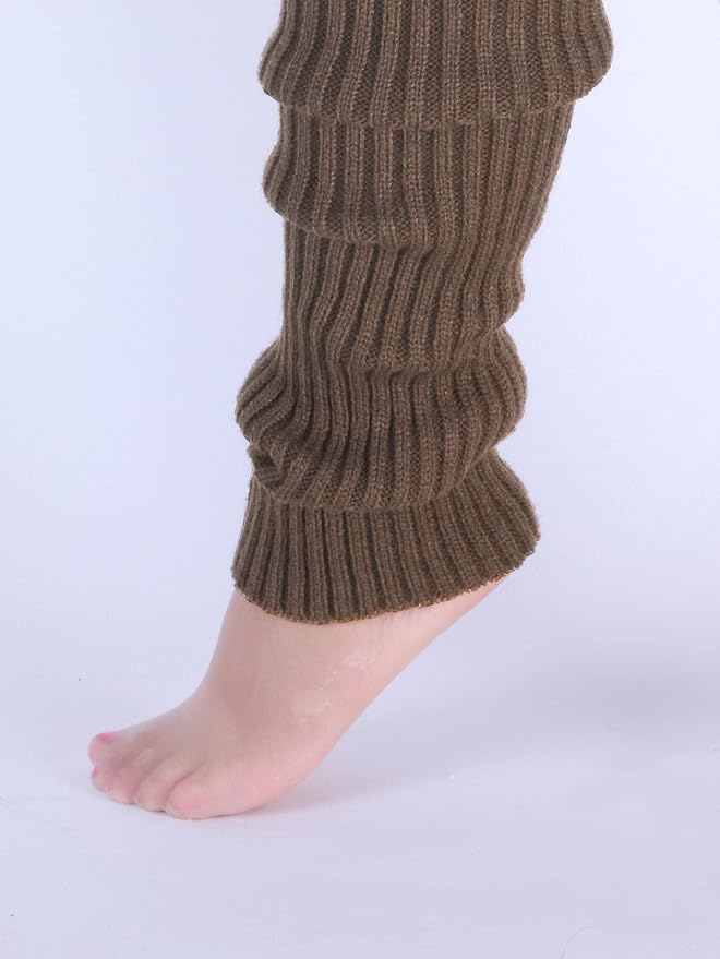 Milumia Women's Ribbed Knit Leg Warmers Y2K 80s Boot Long Socks