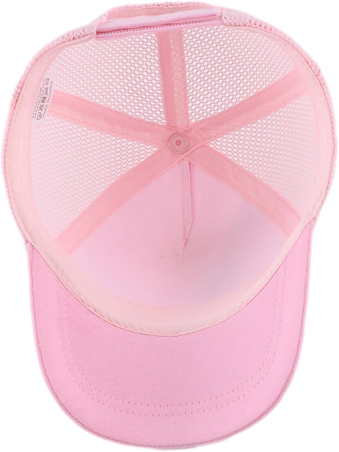 Peecabe Toddler Baseball Hat Novelty Boy Girl Sun Cap Flat Brim Kid Baseball Hats 6M-8Y