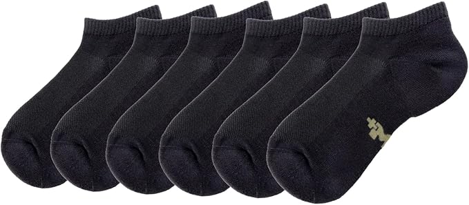 +MD 6 Pairs Ankle Socks for Women and Men, Bamboo Viscose Smell Control Cushioned Sole Casual Low Cut Socks