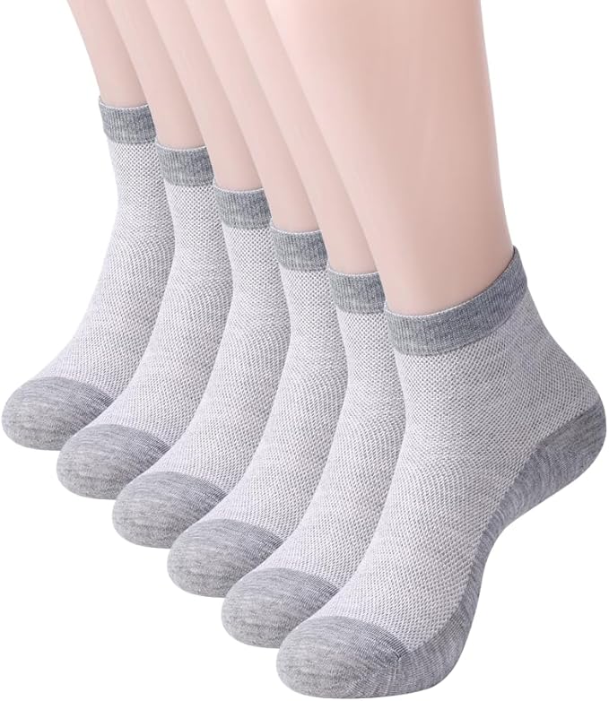 Women's Thin Cool Socks, Comfort Breathable Lightweight Ankle Socks