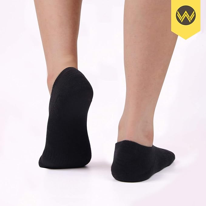 WANDER No Show Socks Mens 7/8 Pair Cotton Thin Non Slip Low Cut Men Invisible Sock 6-8/9-11/12-14