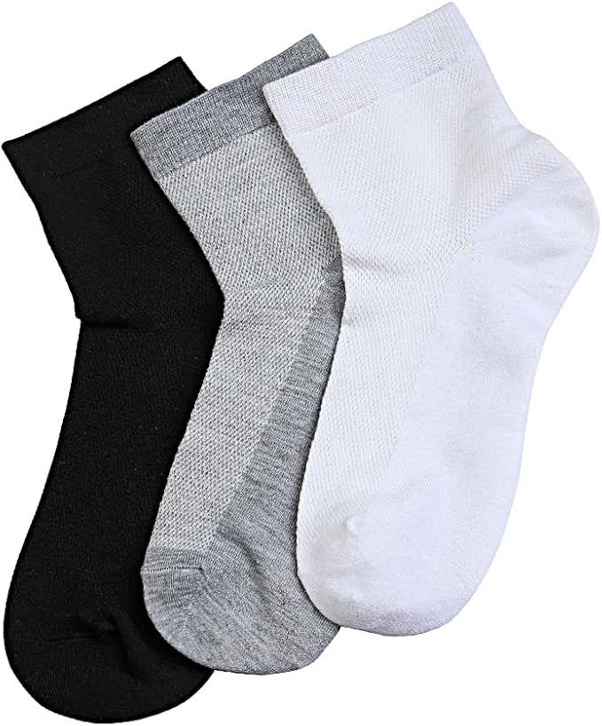 Women's Thin Cool Socks, Comfort Breathable Lightweight Ankle Socks