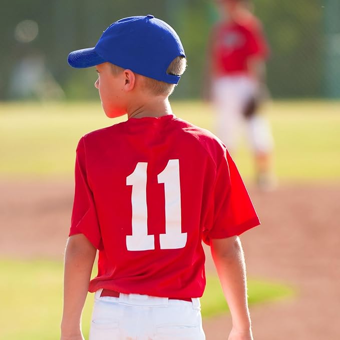 Kids Baseball Caps Youth Adjustable Plain Baseball Hats Cotton Blank Hats Bulk for Girls Boys Sport Team