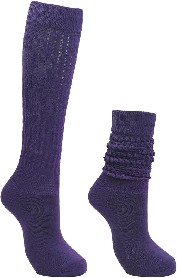Intgoodluckycc Slouch Scrunch Socks for Women, Scrunch Long High Tube Socks