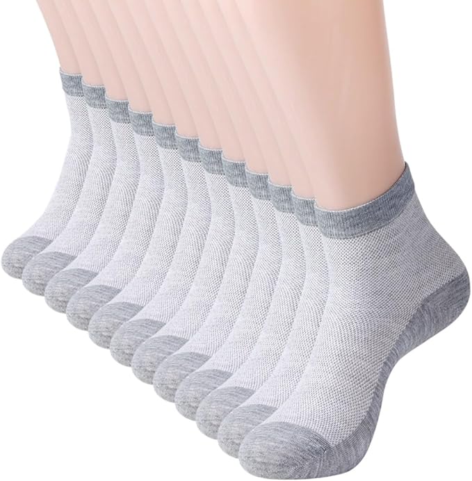 Women's Thin Cool Socks, Comfort Breathable Lightweight Ankle Socks