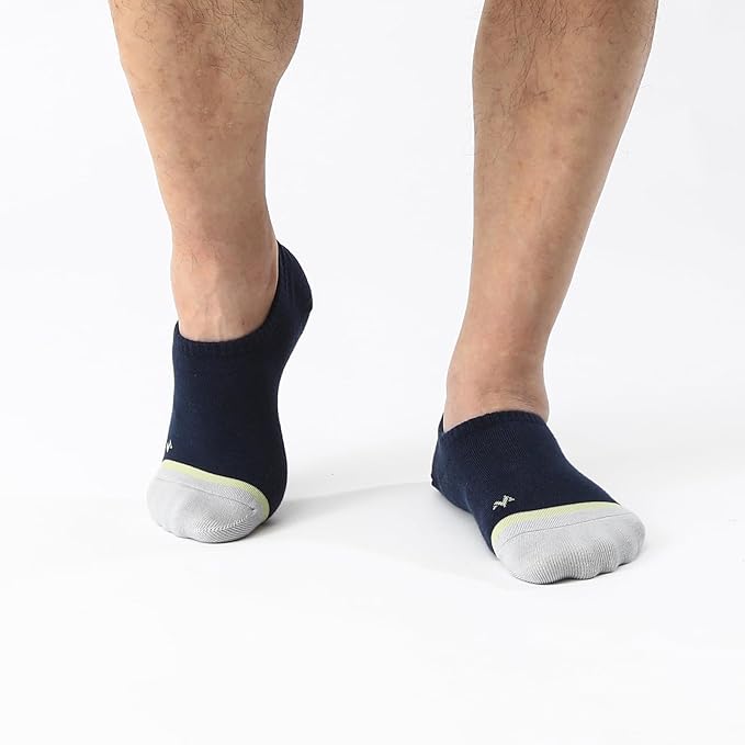WANDER No Show Socks Mens 7/8 Pair Cotton Thin Non Slip Low Cut Men Invisible Sock 6-8/9-11/12-14