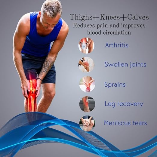 Wonder Care Compression Sleeve for Men and Women Leg Brace for Running, Volleyball, Gym Weightlifting Bamboo Yarn Full Leg Sleeve Made From Bamboo Yarn