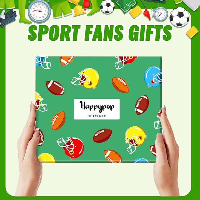 HAPPYPOP Gifts for Boys Girls - Basketball Baseball Hockey Football Softball Socks