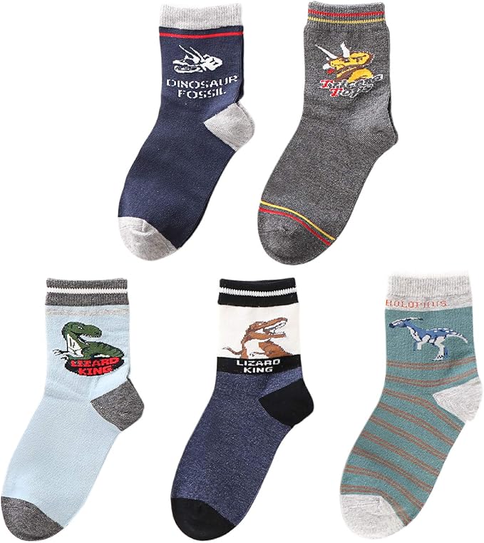 Kids Boys Soft Fashion Cotton Dress Socks Gift