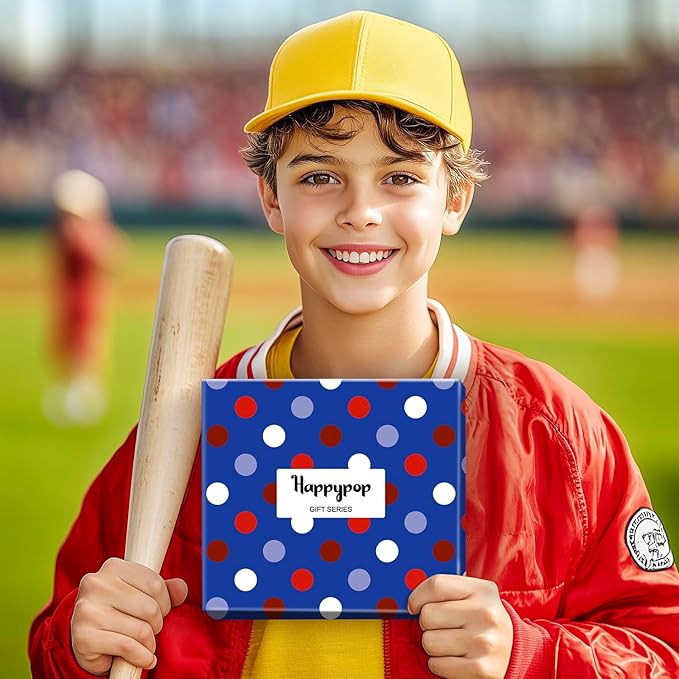 HAPPYPOP Sports Gifts for Kids - Soccer Baseball Basketball Hockey Volleyball Socks