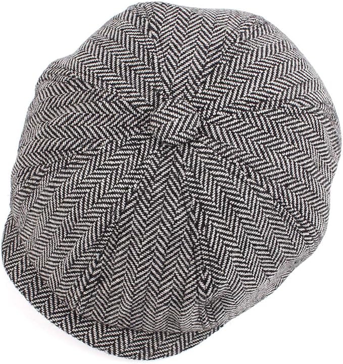 Toddler Boys Newsboy Caps Baby Kids Driver Cap Hat Vintage Tweed Flat Pageboy Hats 1-4 Y