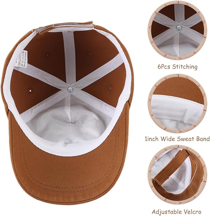 Baby Baseball Cap Toddler Boys Girls Sun Hat Kids Adjustable Cotton Caps Lightweight Trucker Hats