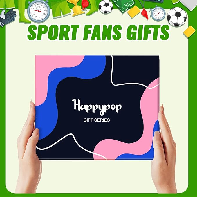 HAPPYPOP Sports Gifts for Kids - Soccer Baseball Basketball Hockey Volleyball Socks