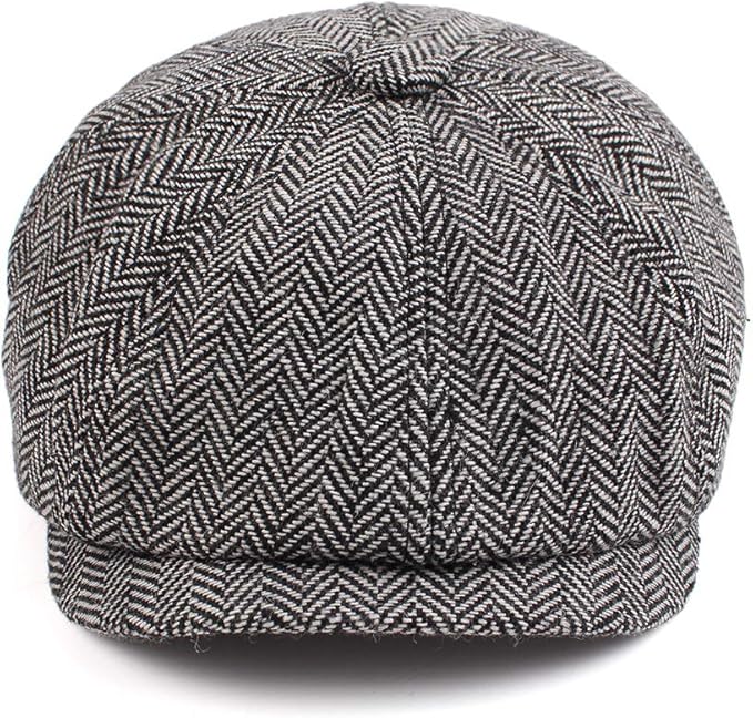 Toddler Boys Newsboy Caps Baby Kids Driver Cap Hat Vintage Tweed Flat Pageboy Hats 1-4 Y