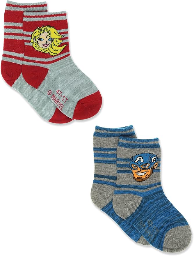 Super Hero Adventures Spider-Man Boys Toddler 6 pack Crew Socks