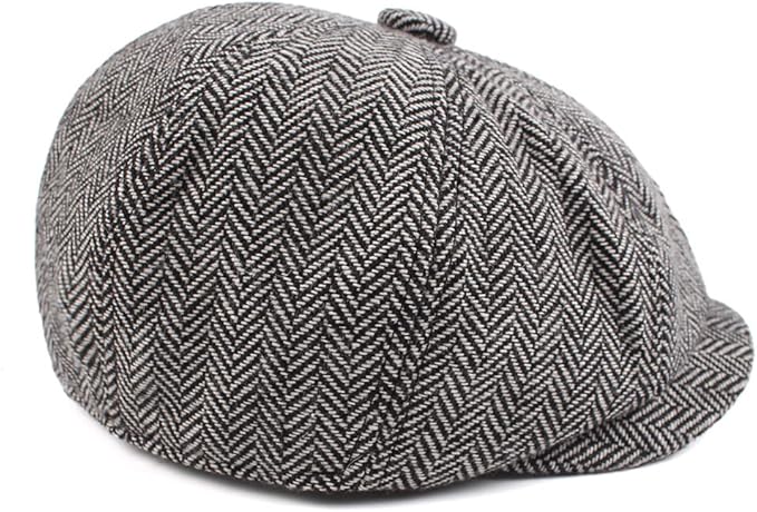 Toddler Boys Newsboy Caps Baby Kids Driver Cap Hat Vintage Tweed Flat Pageboy Hats 1-4 Y