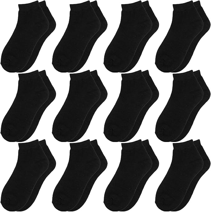 Falari 12 Pairs Women Novelty Ankle Socks Colorful ComfortSoft Lightweight Sports Athletic Socks