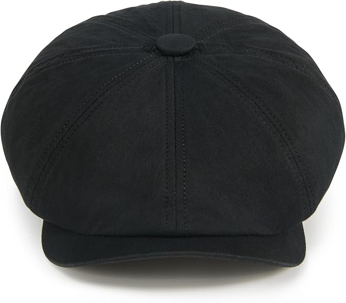 Kids Boys Cotton Newsboy Cap 8 Panel Beret Cabbie Hat for Toddler