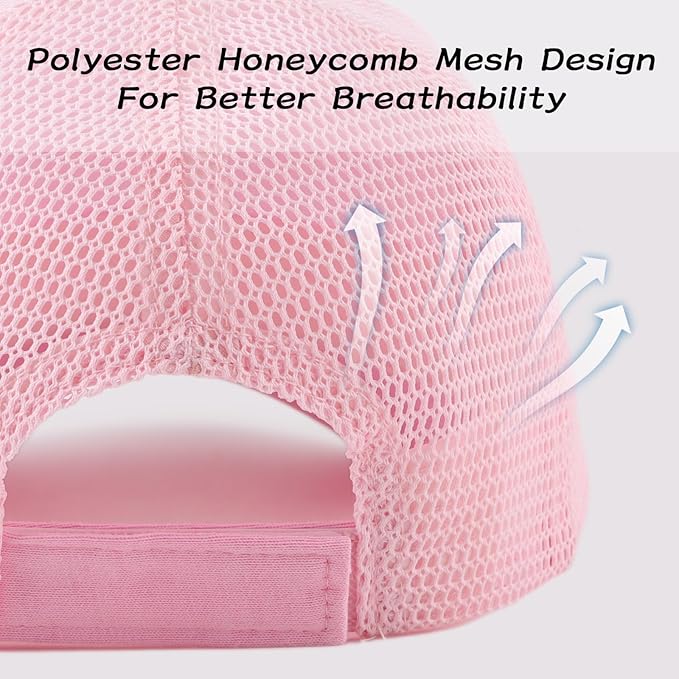 Peecabe Toddler Baseball Hat Novelty Boy Girl Sun Cap Flat Brim Kid Baseball Hats 6M-8Y