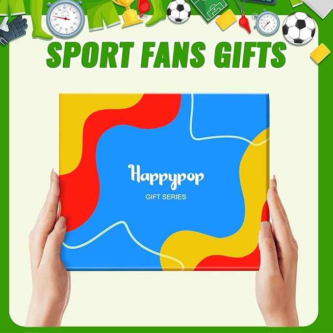 HAPPYPOP Gifts for Boys Girls - Basketball Baseball Hockey Football Softball Socks