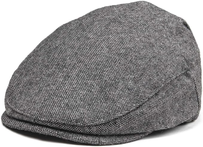 Kids Wool Tweed Newsboy Flat Cap Herringbone Boy Infant Toddler Child Youth Beret Hat