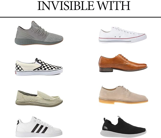 WHISPER DEER No Show Socks Men Invisible Low cut Loafer Sneaker Socks Non-Slip