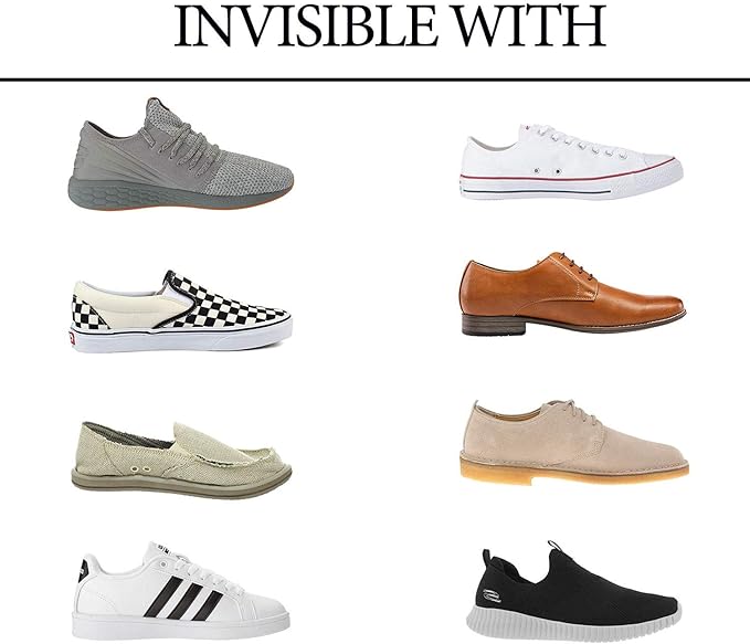 WHISPER DEER No Show Socks Men Invisible Low cut Loafer Sneaker Socks Non-Slip