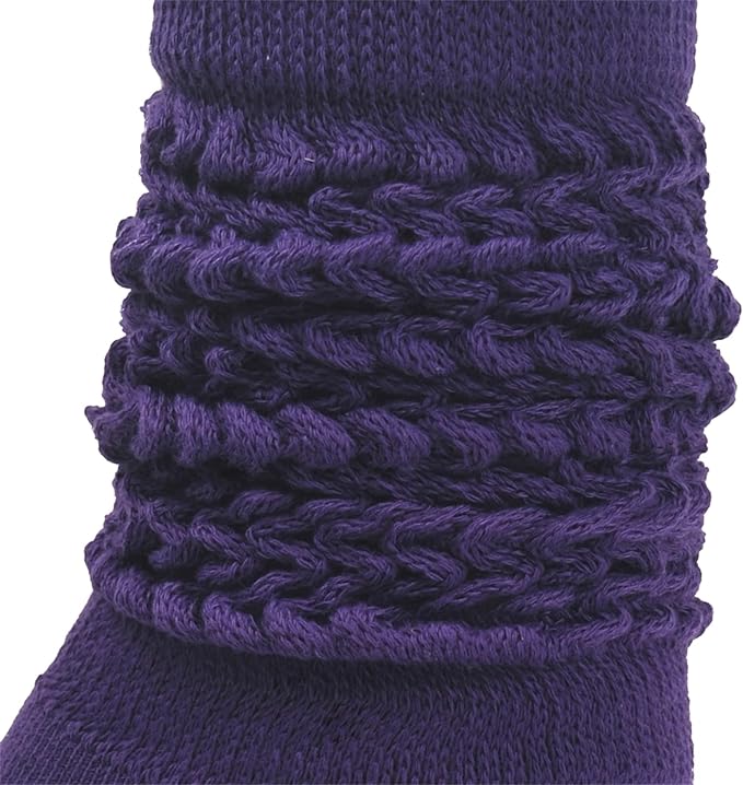 Intgoodluckycc Slouch Scrunch Socks for Women, Scrunch Long High Tube Socks