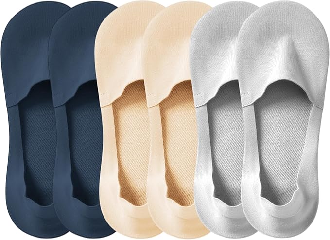 Lomitract Thin No Show Socks (Women 5-12), Made of Ice Silk Surface on the Surface & Cotton on the Bottom